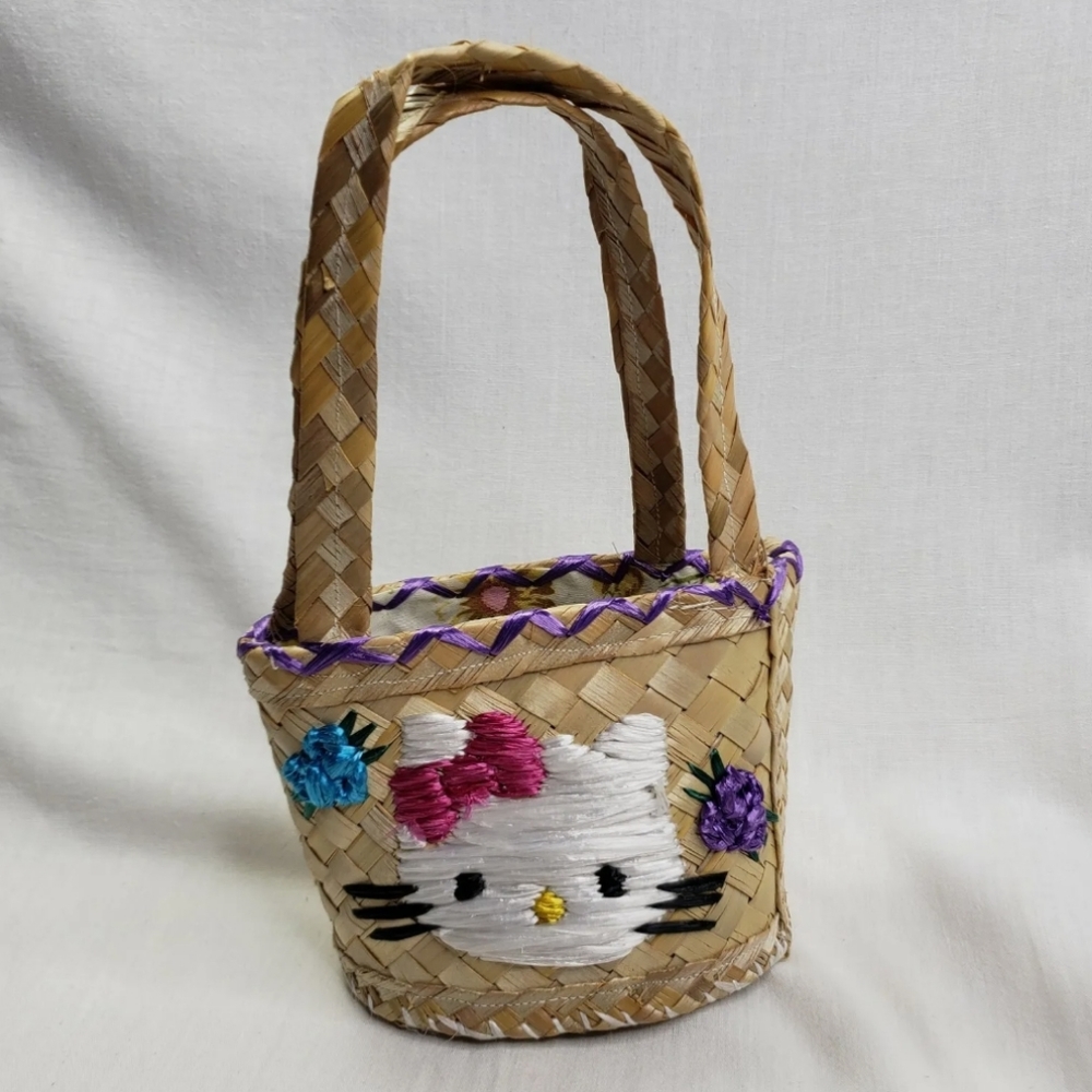 Hello Kitty Bahamas Palm Leaf Handbag Handmade
